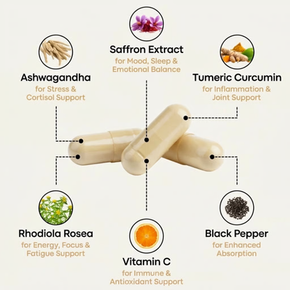 Saffron+ Advanced Vegan Capsules